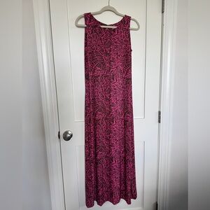 “IOLANI HAWAIIAN Pink Floral Maxi Dress, size small